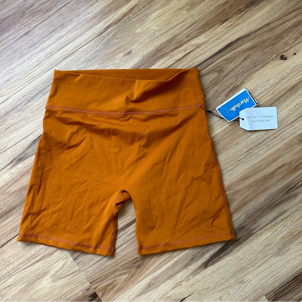 Orange Biker Shorts Better Together